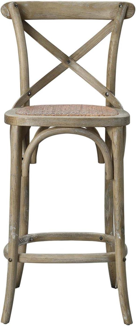 Modway Gear Counter Stool with Gray Finish EEI-5667-GRY