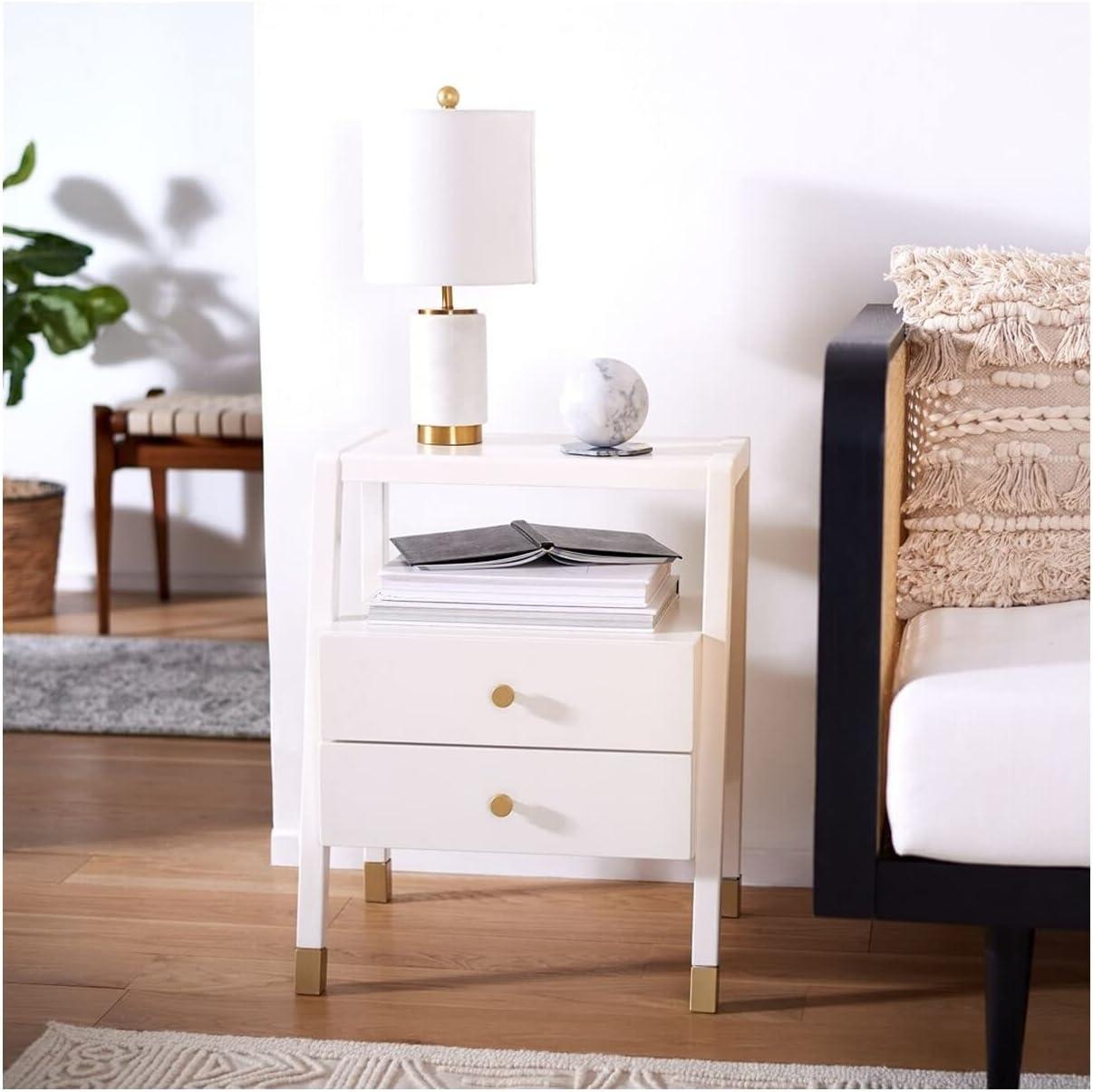 Cove 2 Drawer 1 Shelf Accent Table  - Safavieh