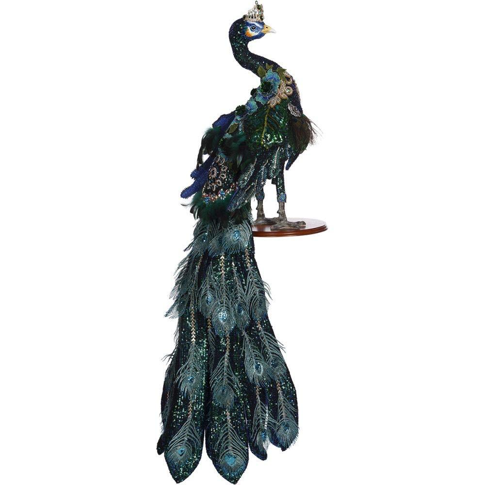 Mark Roberts Jeweled Peacock Figurine, 57 inches