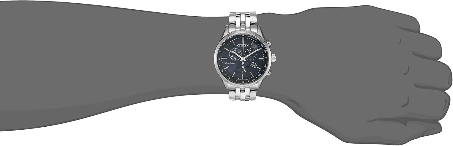 Citizen Men's Eco-Drive Chronograph Stainless Steel Watch AT2141-52L