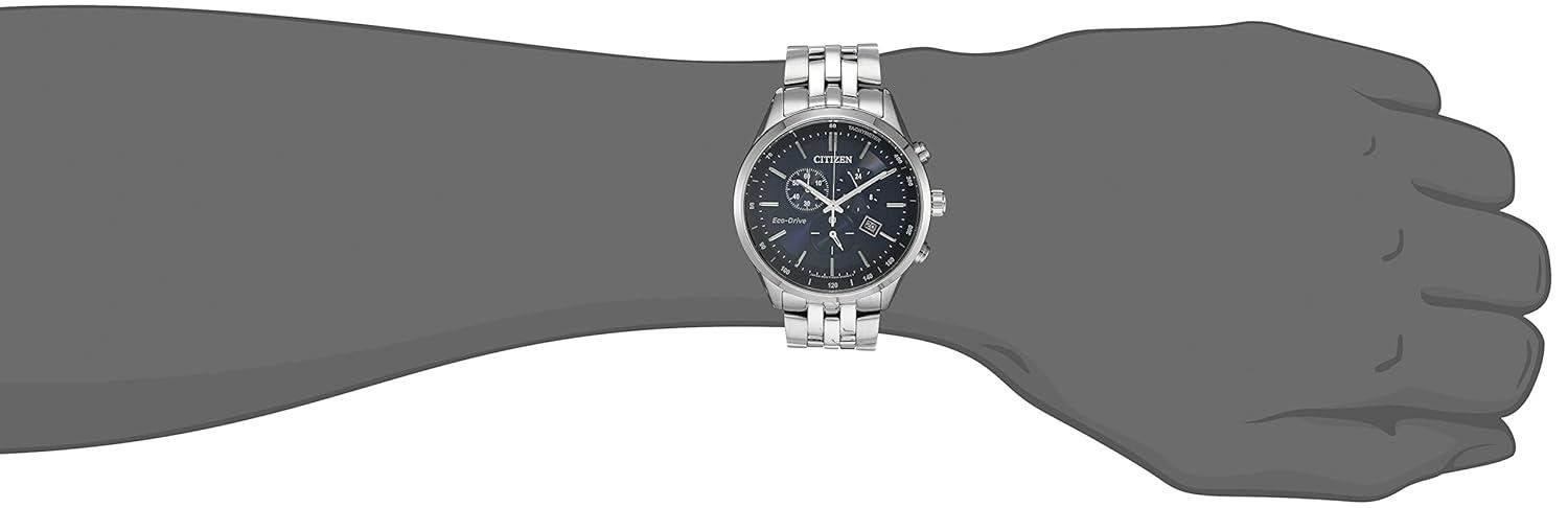 Citizen Men's Eco-Drive Chronograph Stainless Steel Watch AT2141-52L