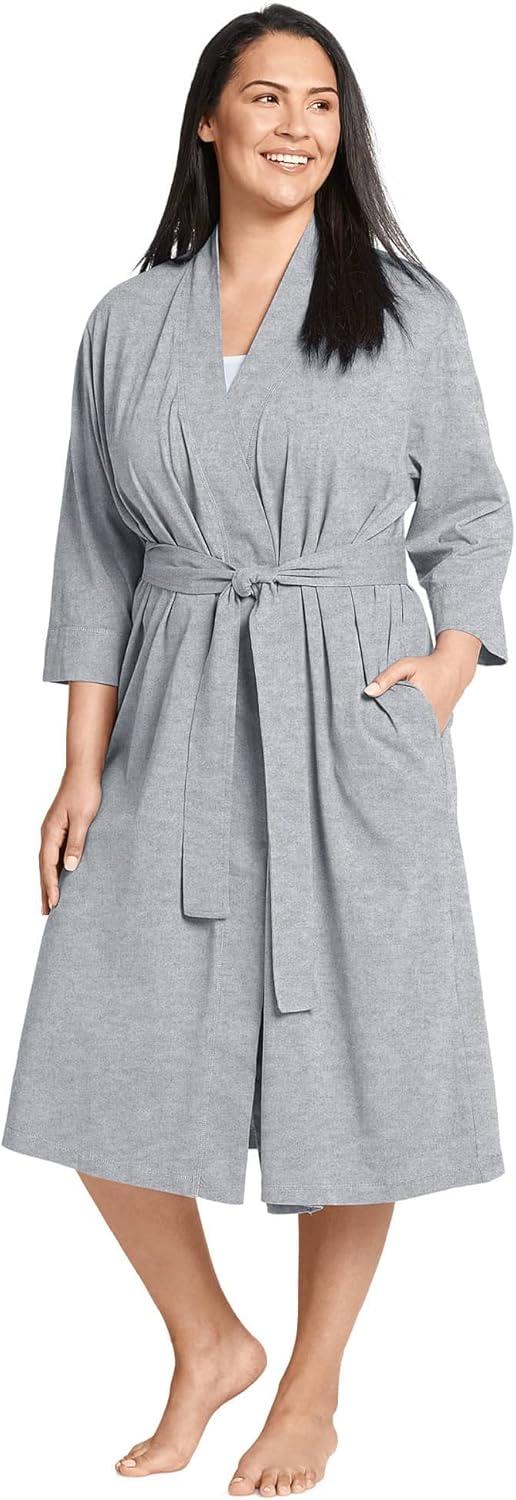 Jockey Women's Everyday Essentials 100% Cotton Long Robe