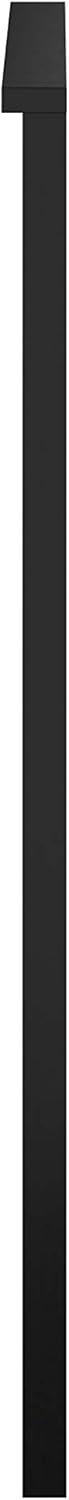 Glenwillow Home Farmhouse Style Wood Panel Headboard in Black, Twin Size