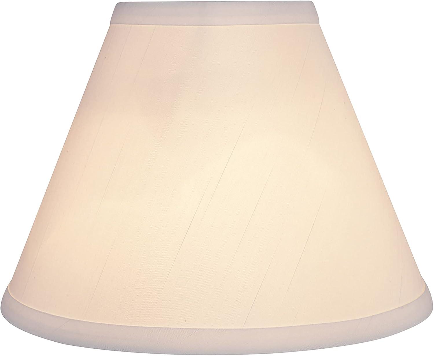 Aspen Creative 58762 Transitional Hardback Empire Shape UNO Construction Lamp Shade in White, 11" Wide (4" x 11" x 7")