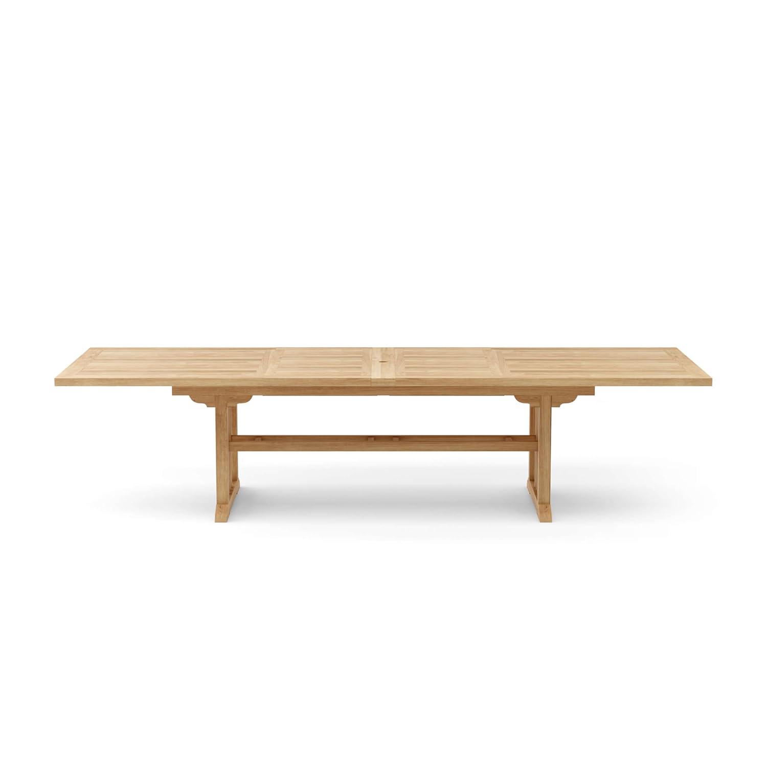 Anderson Teak Sahara Rectangular Double Ext. Table-Size:126"