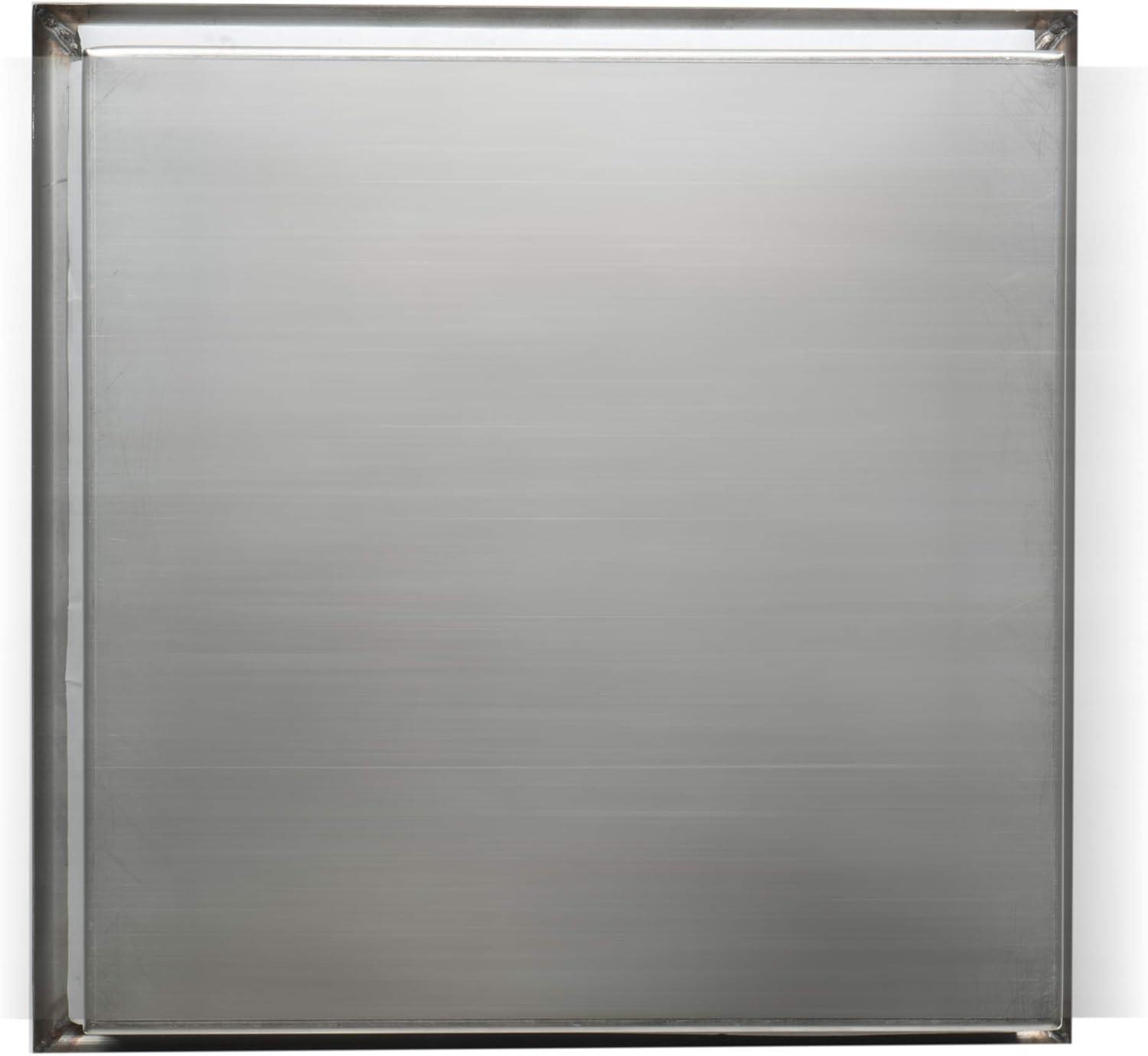 Square Stainless Steel Single Shower Niche