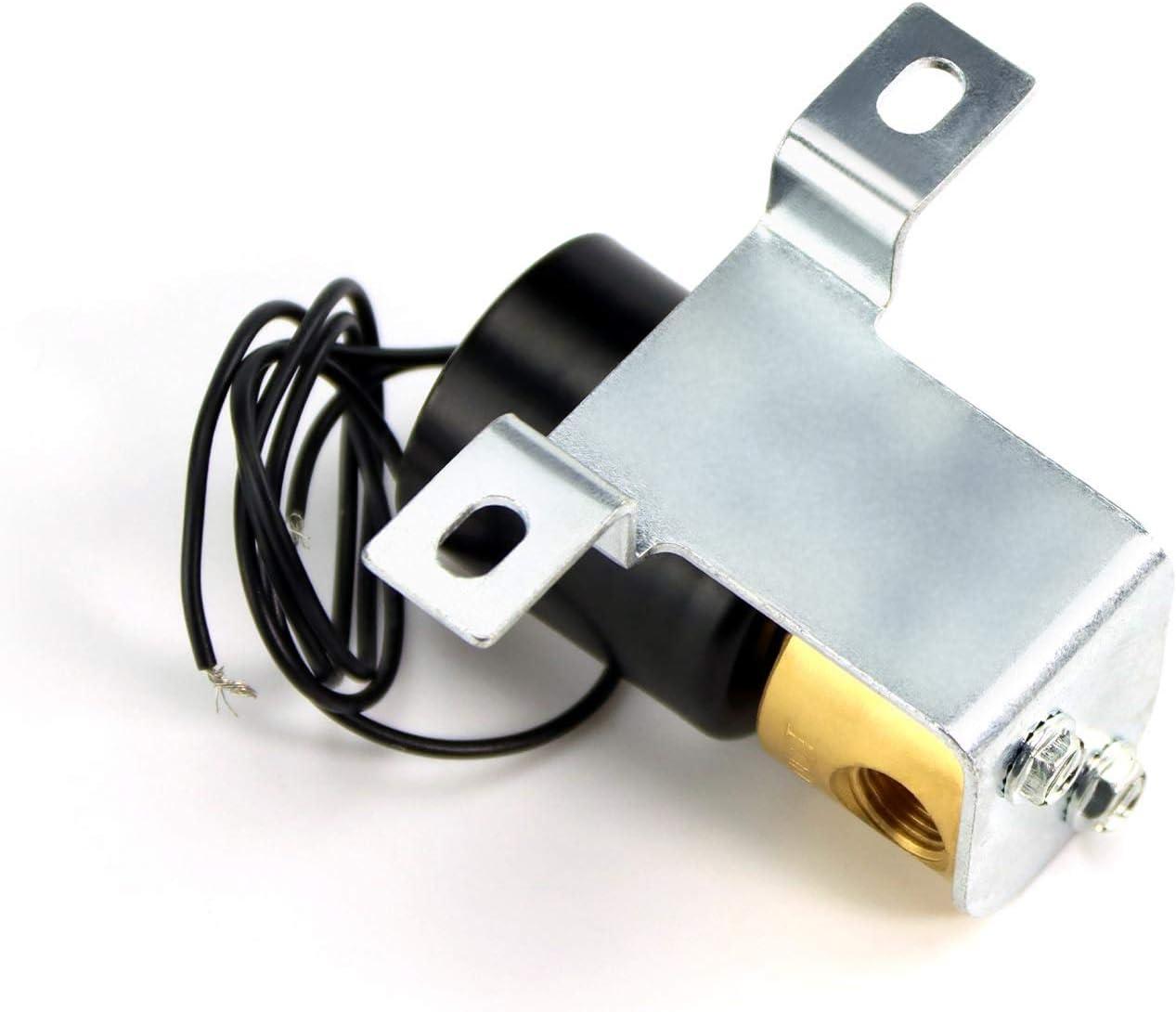 Universal 24V Solenoid Valve Kit with Brass Fittings