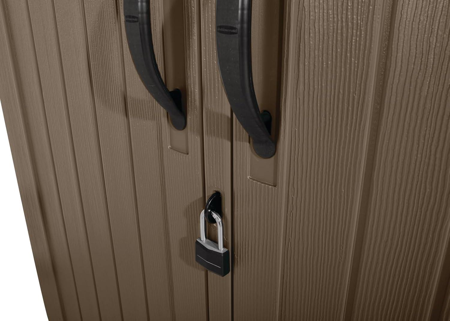 Rubbermaid Big Max 2 ft. 6 in. x 4 ft. 3 in. Large Vertical Resin Storage Shed