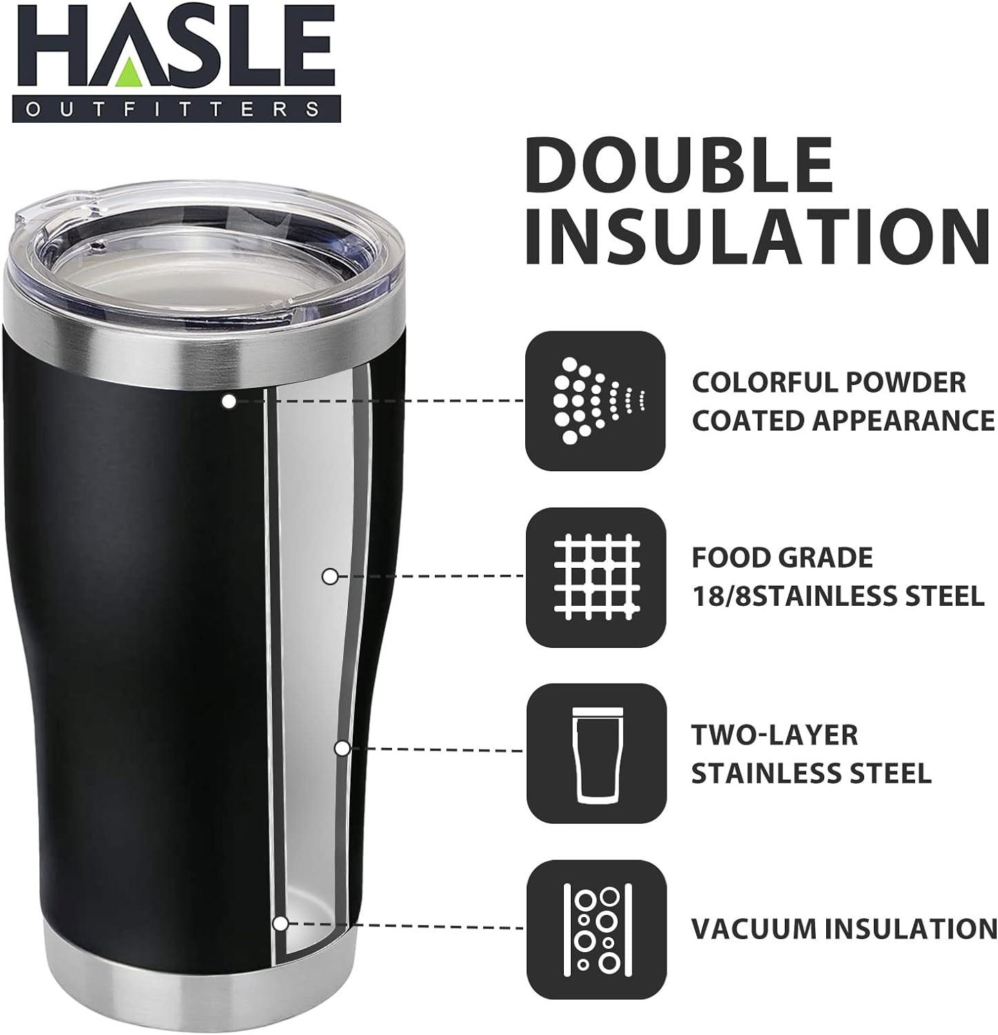 Black Stainless Steel 20 oz Vacuum Insulated Travel Tumbler