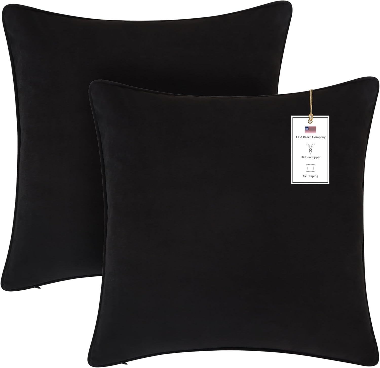 Velvet Pillow Cover (Set of 2)