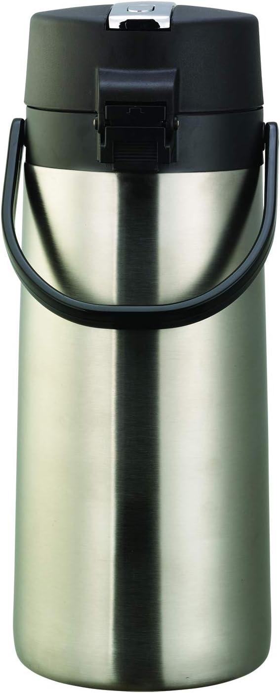Service Ideas Stainless Steel 12.68 Cup Airpot with Lever Lid