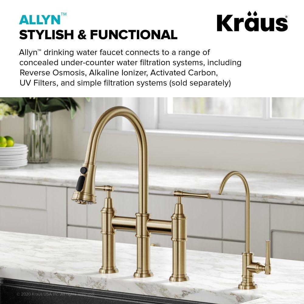 Kraus Purita 2-Stage Under-Sink Filtration System with Allyn Cold Water Dispensers
