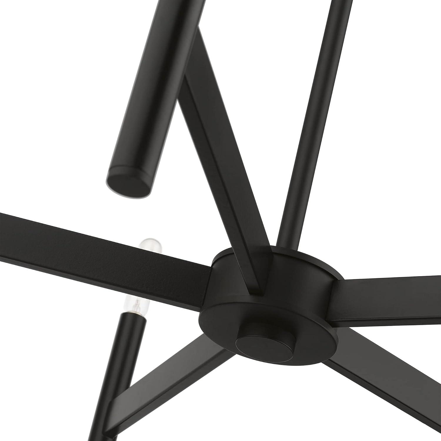 Livex Lighting Copenhagen 5 - Light Chandelier in  Black