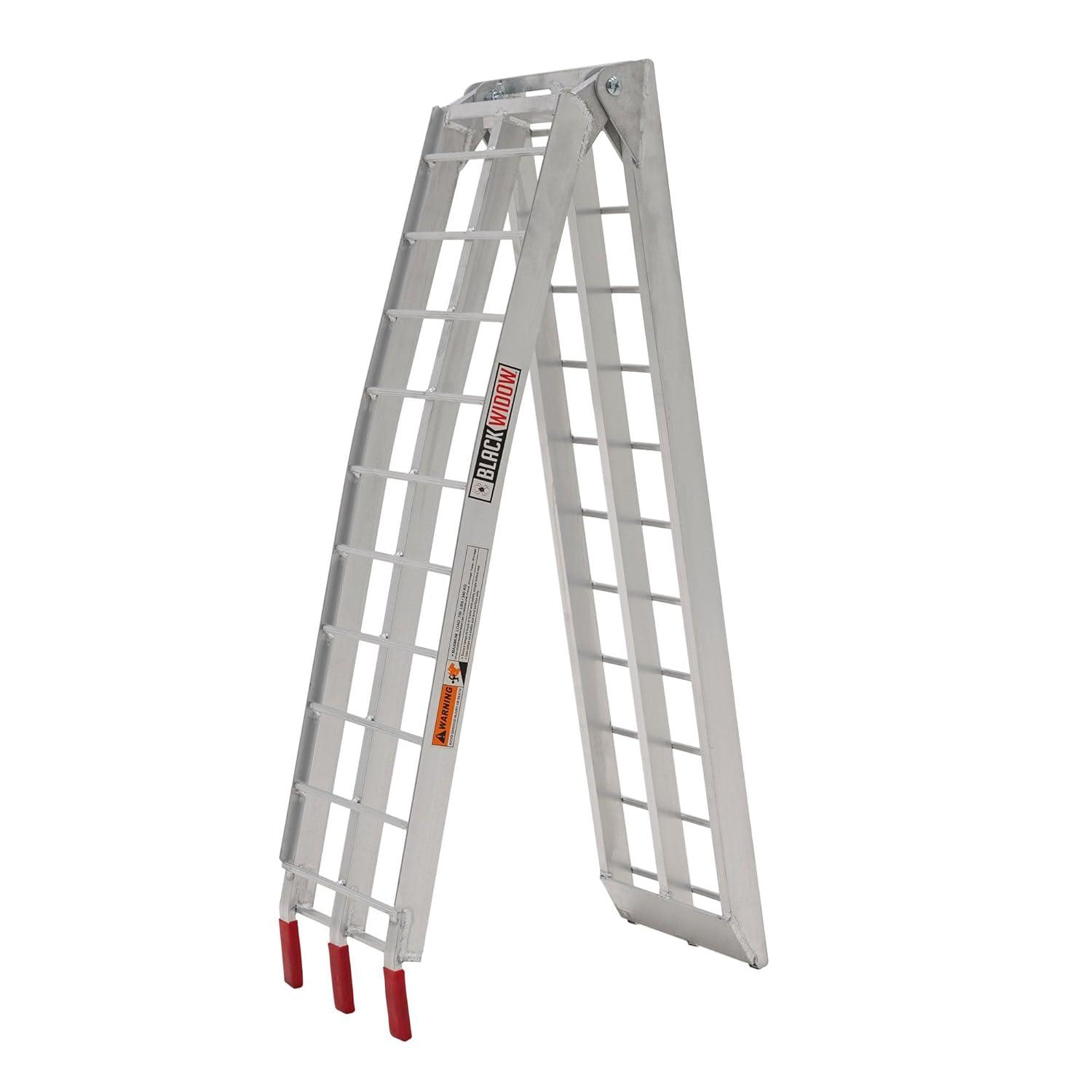 Black Widow AFL-9012 Aluminum 7' 6 Arched Folding Motorcycle Ramp