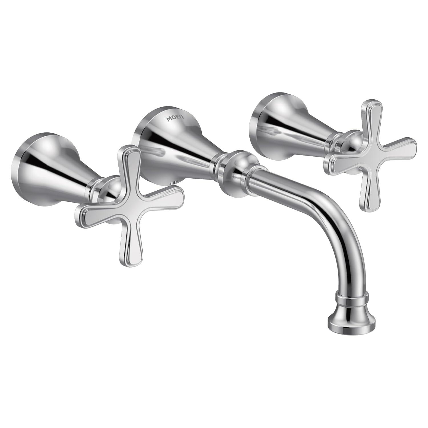 Moen Colinet Wall Mounted Bathroom Faucet Trim Kit, Valve Required
