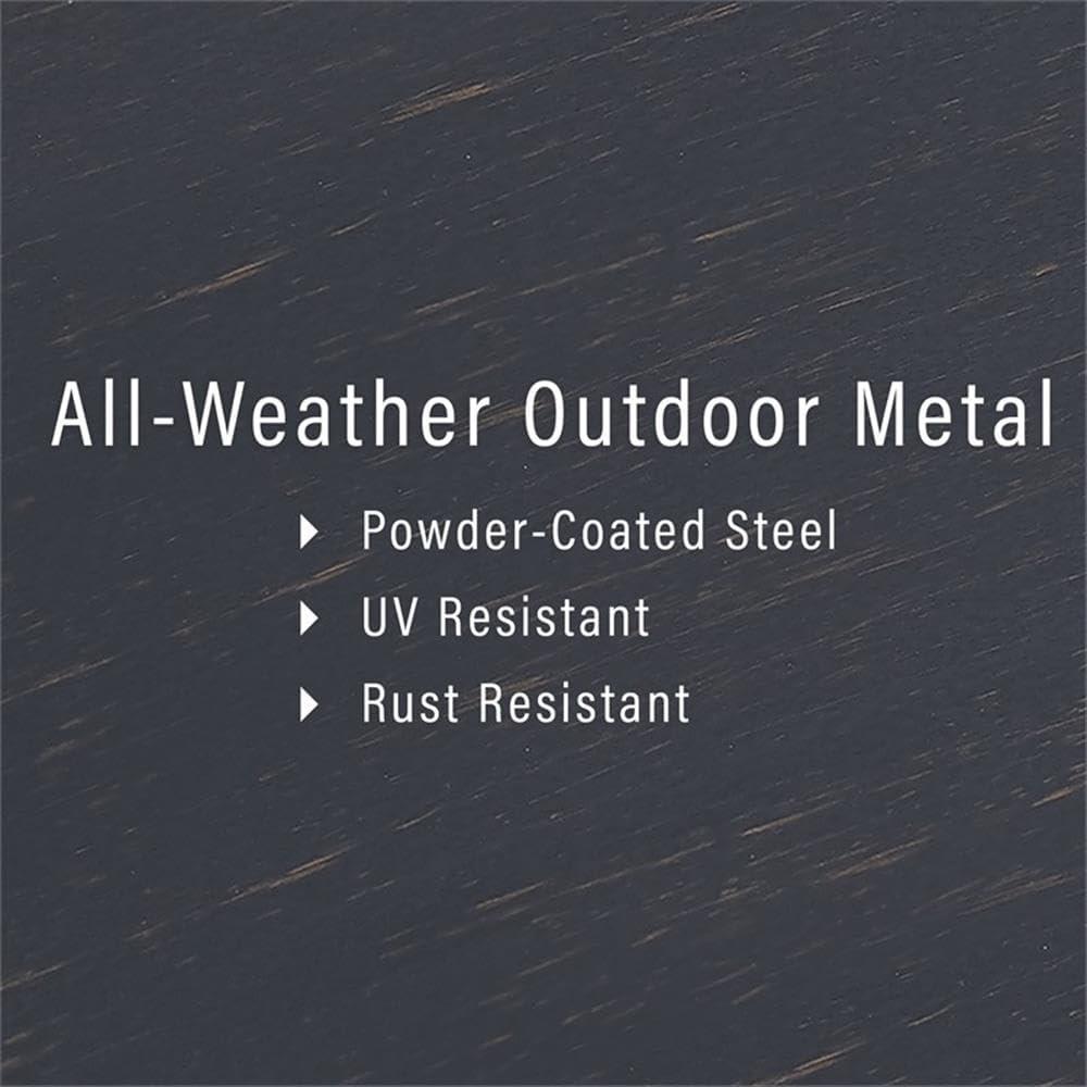 2pc Kaplan Outdoor Chair Set Oatmeal - Crosley: Steel Frame, UV-Resistant Cushions, Patio Seating