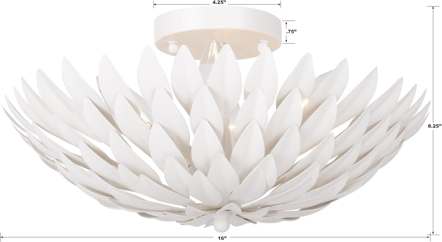 Crystorama Lighting - Four Light Ceiling Mount - Ceiling Mount - Broche - Four