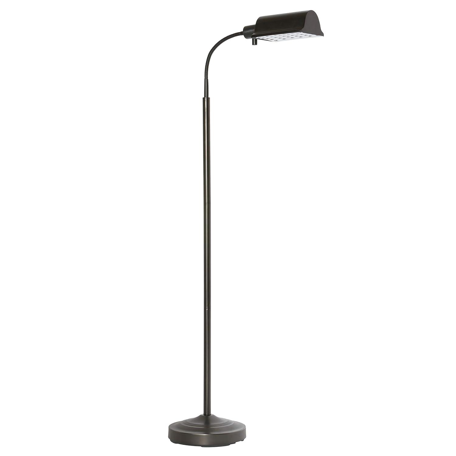Daylight24 30-Light Traditional Floor Lamp with Brushed Nickel Shades
