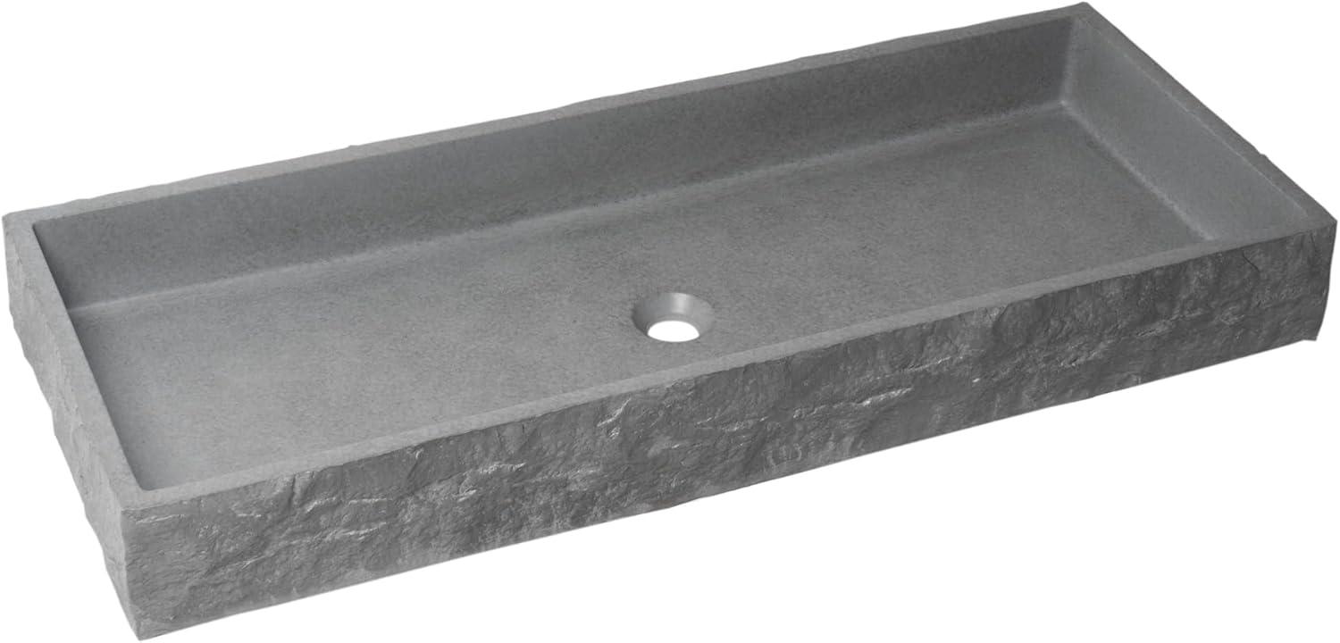 Alfi Brand 15.6'' Concrete Rectangular Bathroom Sink