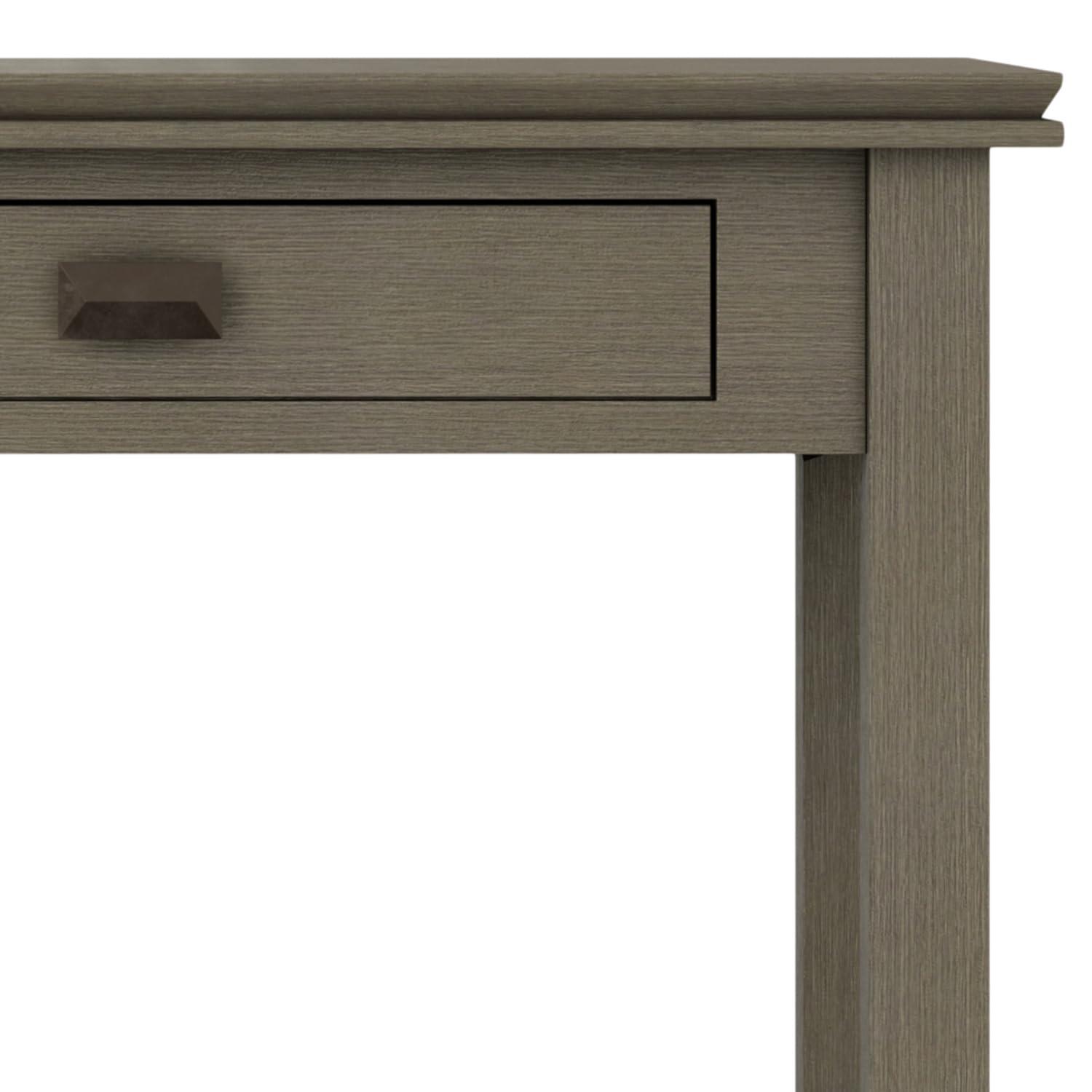 Simpli Home Artisan 46"W Solid Wood Storage Console Table with 2 Storage Drawers