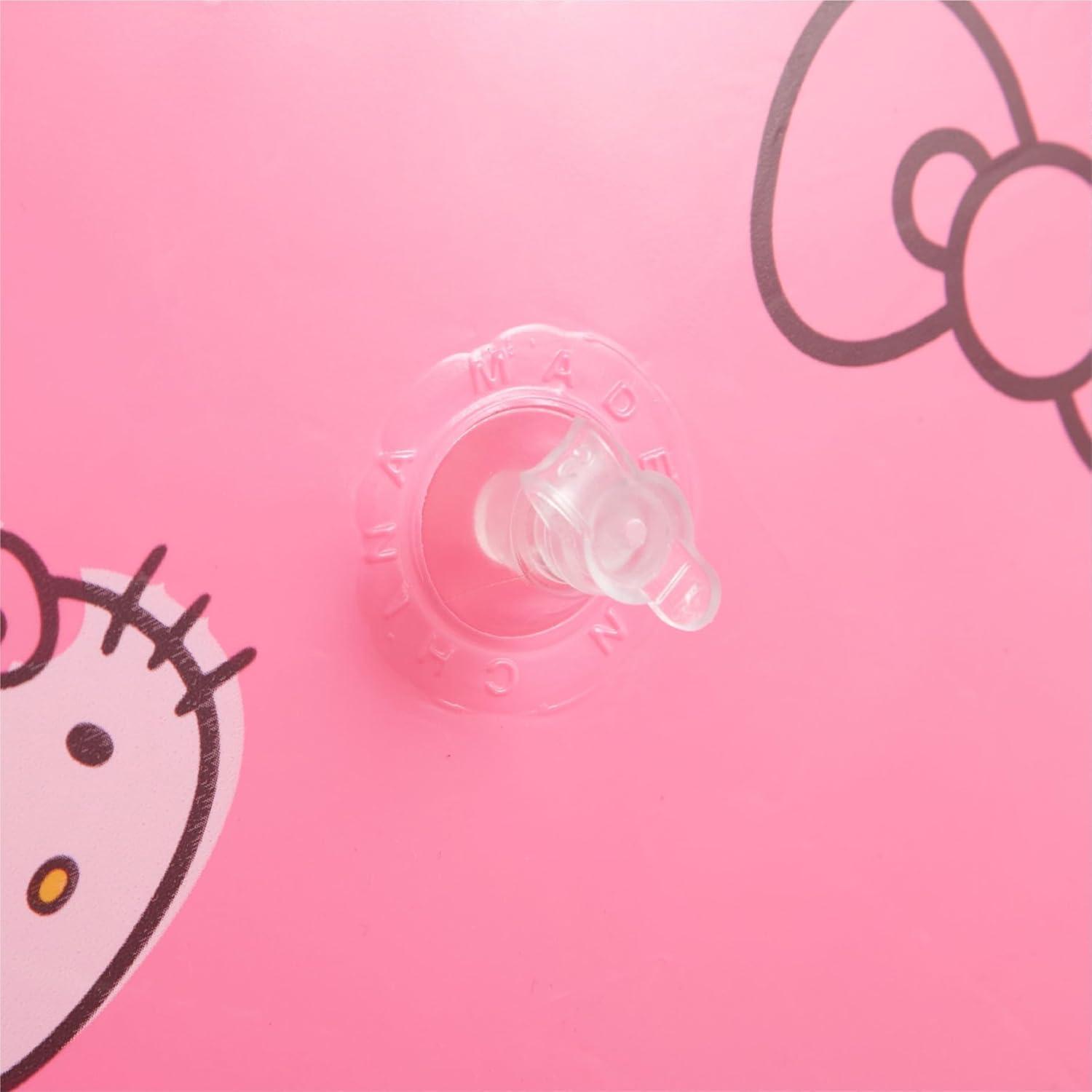 Sanrio Hello Kitty Portable Inflatable Gaming Chair,Kids Fun Comfy Lounge Seat, Ideal for Playrooms and Room Décor