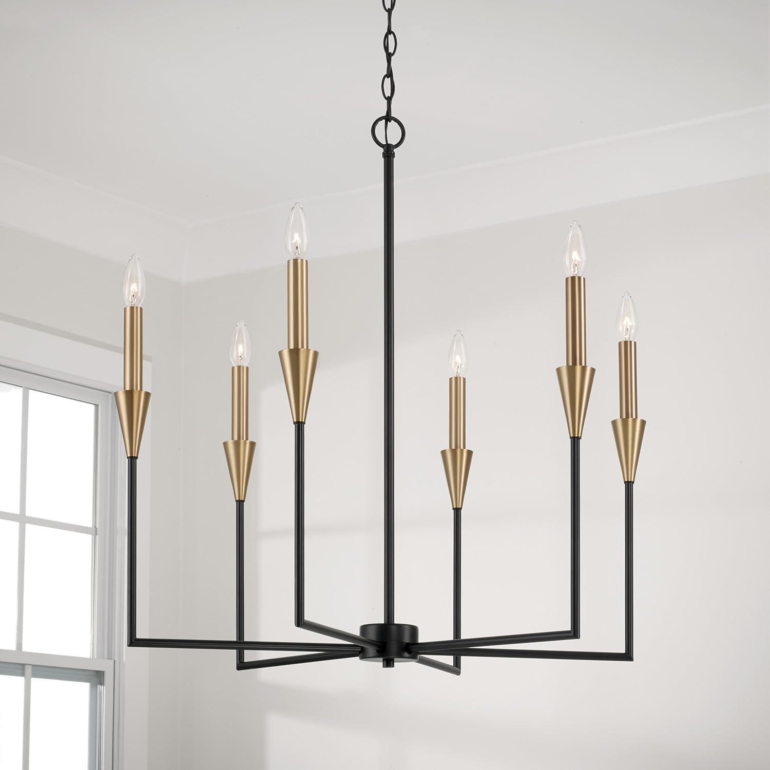 Capital Lighting Avant 6 - Light Dimmable Classic / Traditional Chandelier