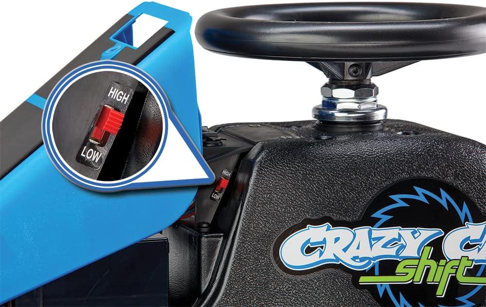 Crazy Cart Shift by Razor, Electric Drifting Go Kart for Child Ages 6+, 12V Powered Ride-on, Unisex