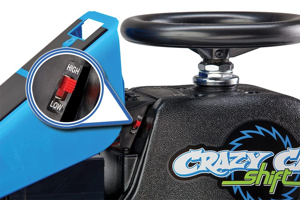 Crazy Cart Shift by Razor, Electric Drifting Go Kart for Child Ages 6+, 12V Powered Ride-on, Unisex