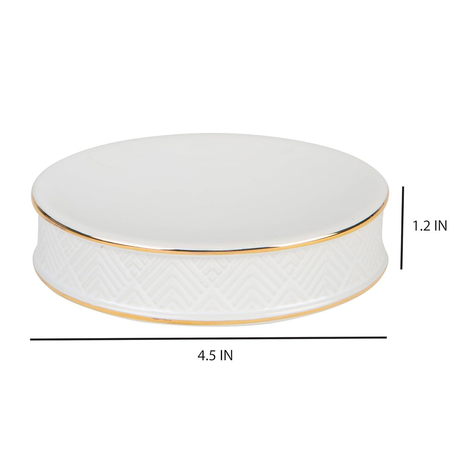 Elle Decor Elle Décor Ceramic Bathroom Accessories Ceramic / Porcelain Soap Dish