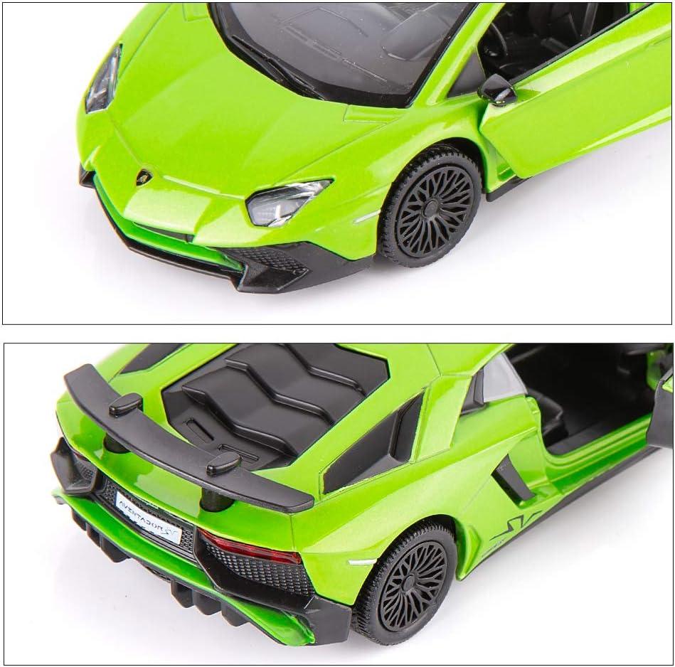 TGRCM-CZ 1/36 Scale Aventador LP700-4 Casting Car Model, Zinc Alloy Toy Car for Kids, Pull Back Vehicles Toy Car for Toddlers Kids Boys Girls Gift