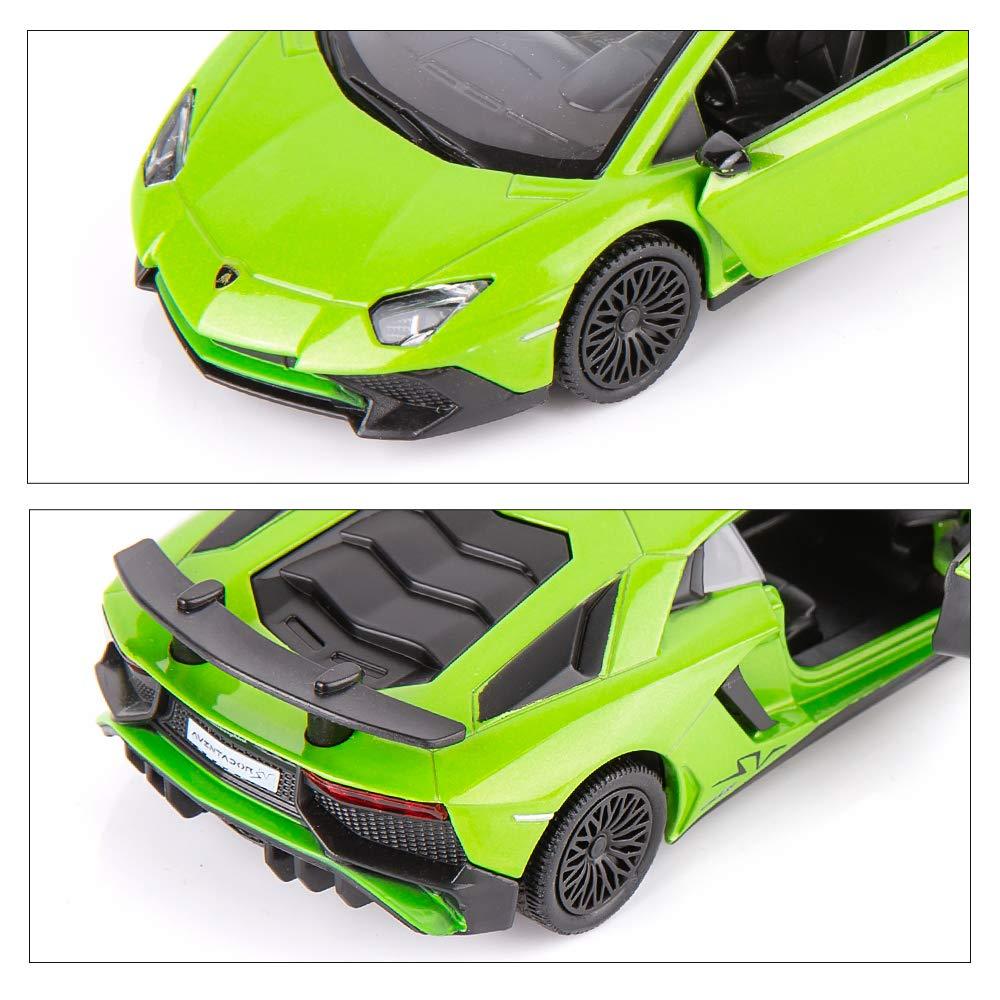 TGRCM-CZ 1/36 Scale Aventador LP700-4 Casting Car Model, Zinc Alloy Toy Car for Kids, Pull Back Vehicles Toy Car for Toddlers Kids Boys Girls Gift
