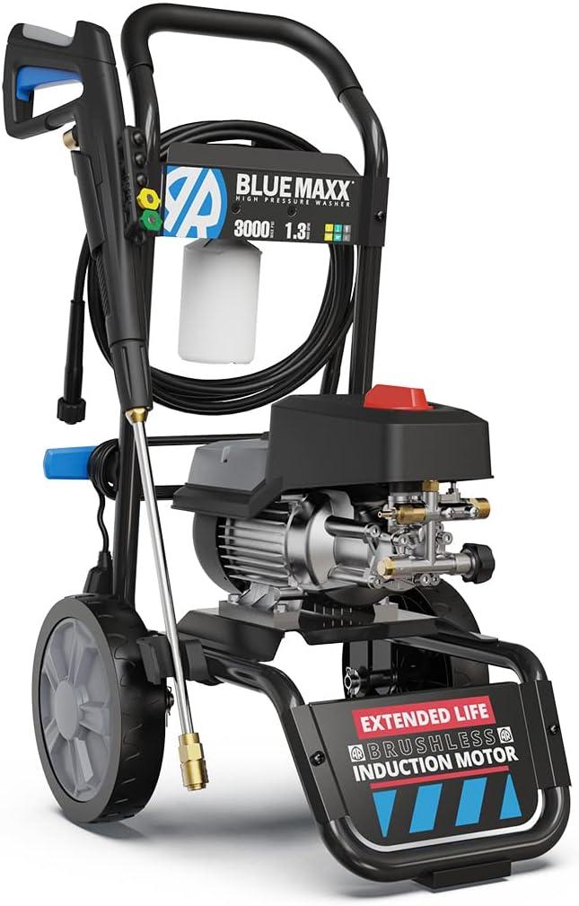 AR Blue Clean AR Blue Maxx, Maxx 3000 Electric Pressure Washer, 3000 PSI, 1.3 GPM