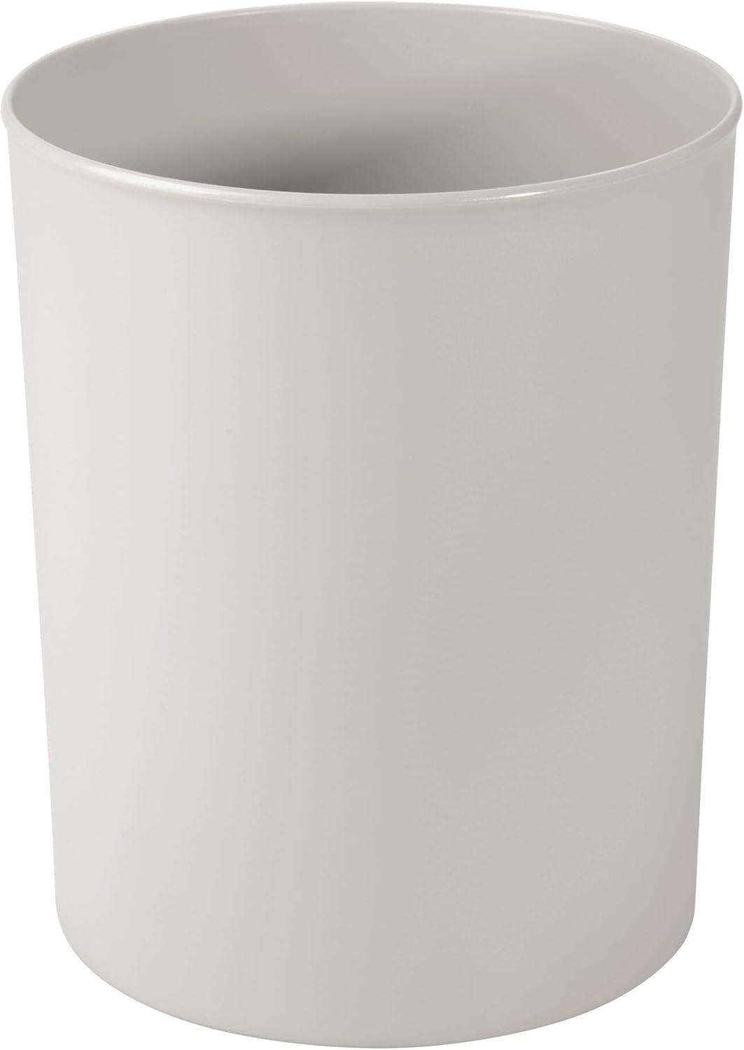 iDesign iDesign Franklin BPA-Free Plastic Round Waste Basket - 8" x 8" x 9.75"