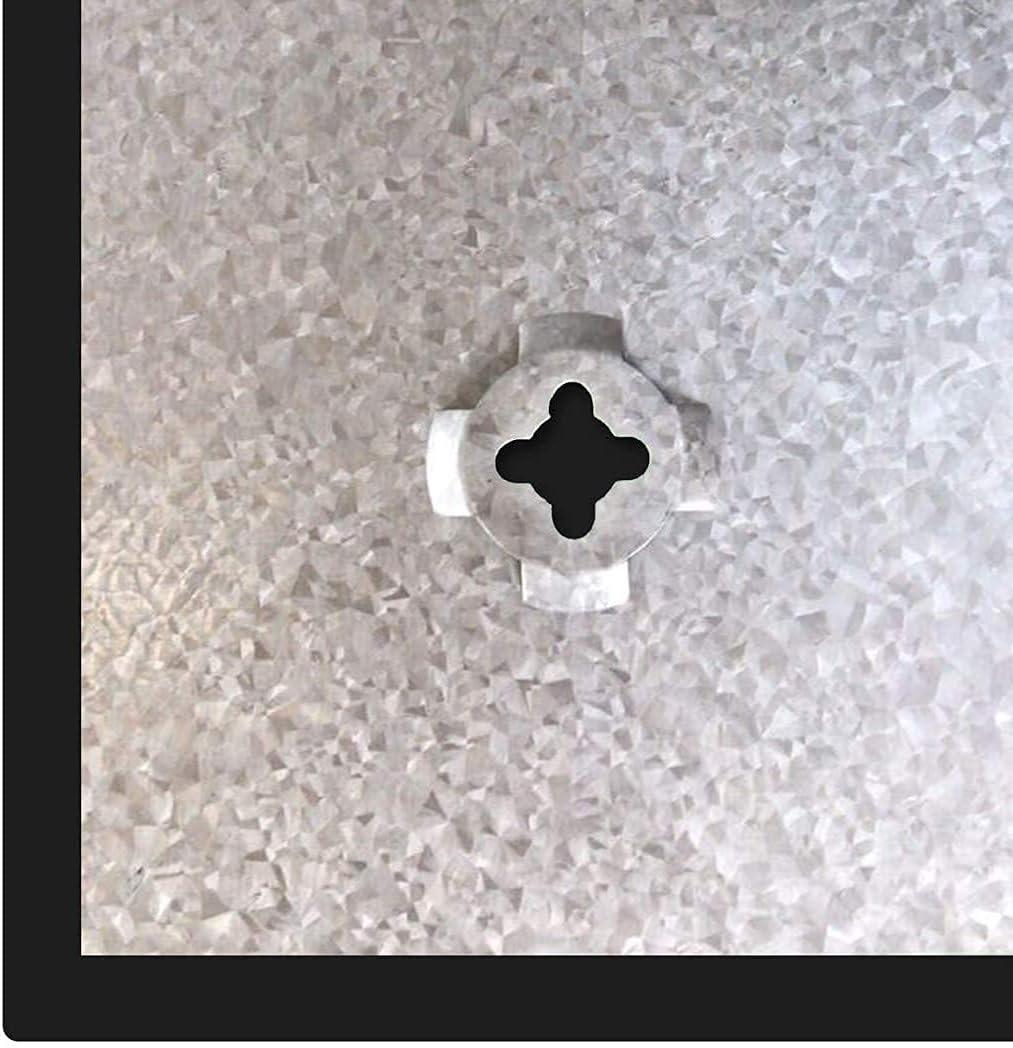 Floating Magnetic Eraser Glass Board 16" X 16" Inches Eased Corners - Black