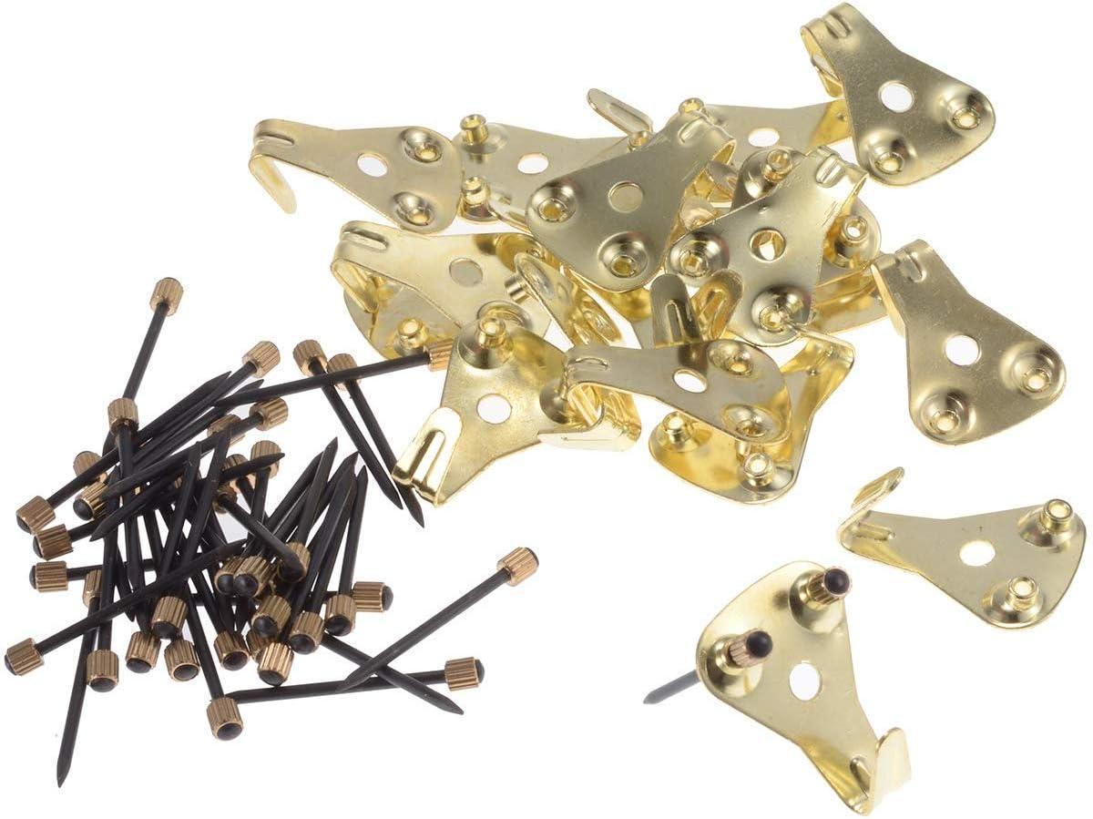 20 Pack 50 Hangers Hooks with , Heavy Duty Plaster Wall Pro Photo/Heavy Mirror Hanging Kit