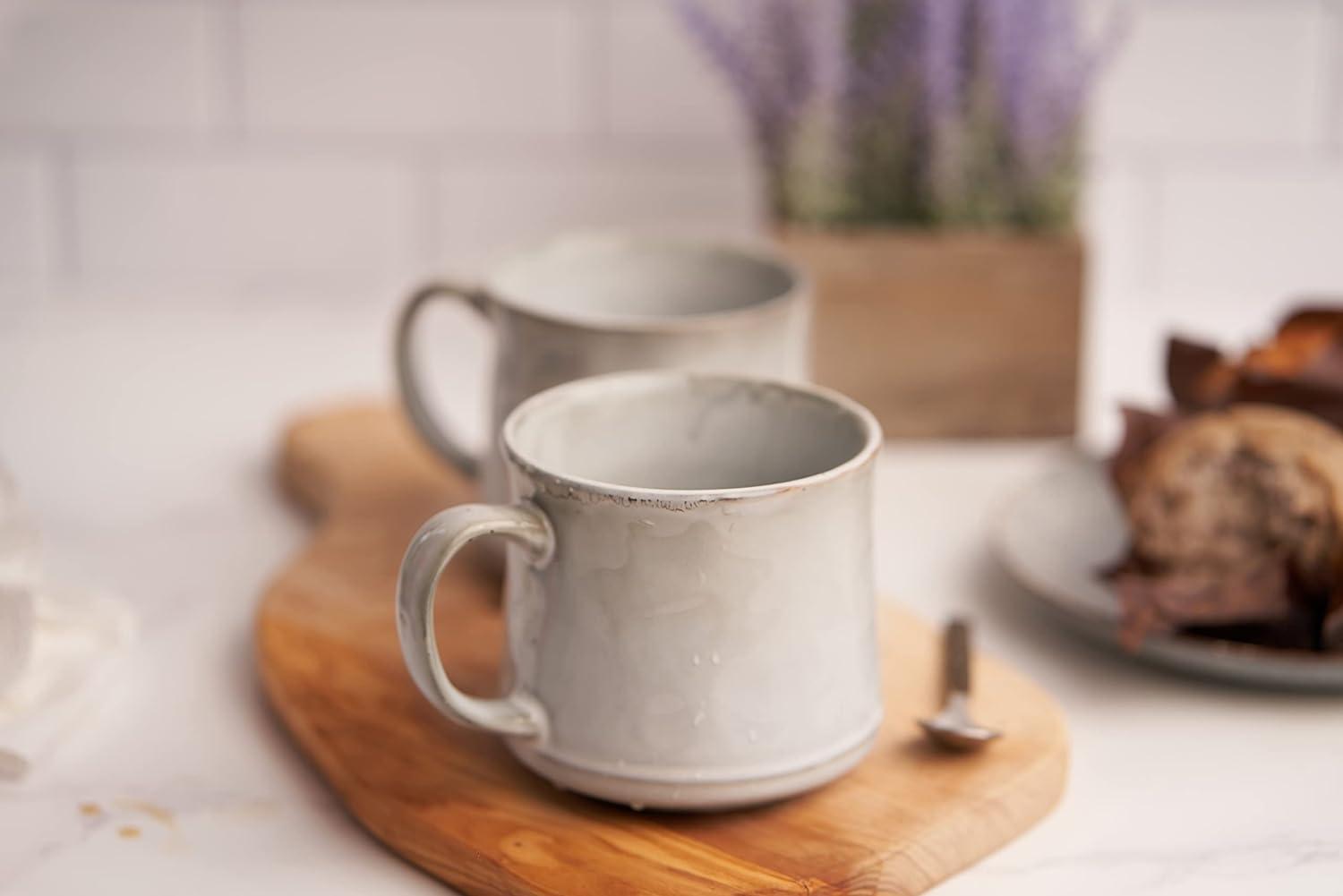 kook Kook 20 Oz. Glazed Coffee Mugs (Set of 2)