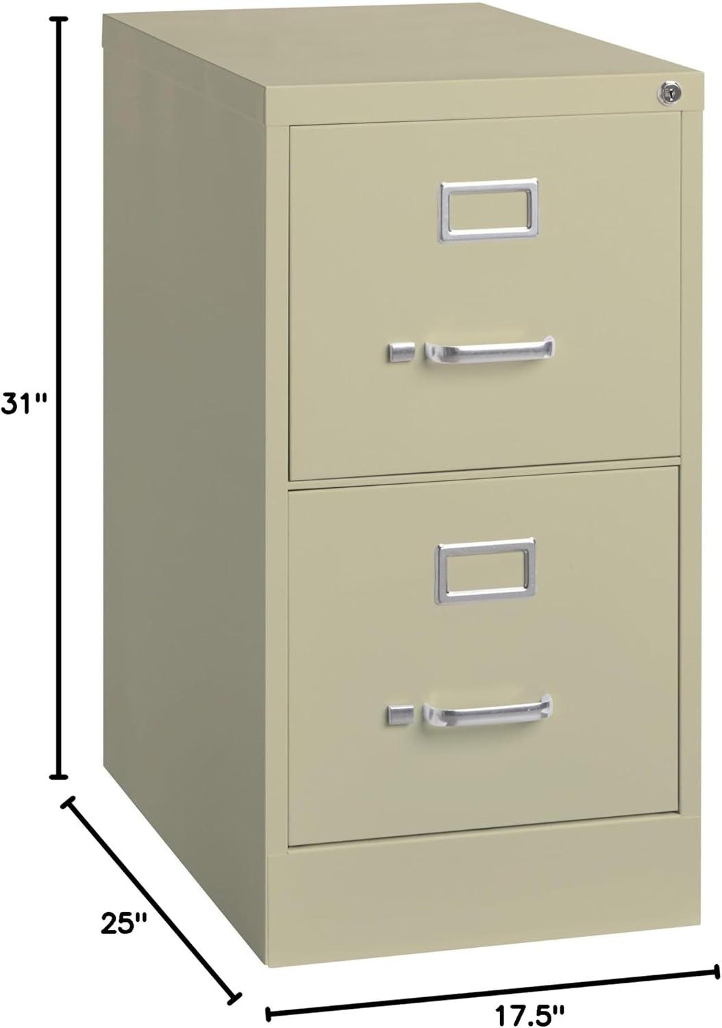 Fortress 15'' Wide 2 -Drawer Steel File Cabinet