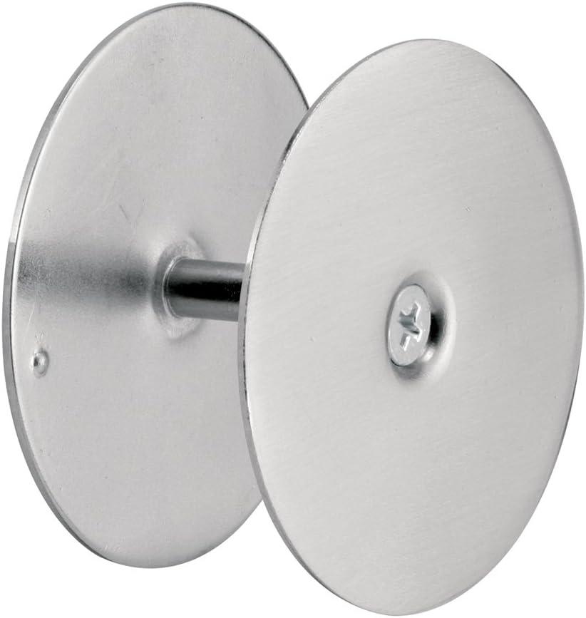 Door Hole Cover Plate, 2-5/8 in. Diameter, Satin Nickel