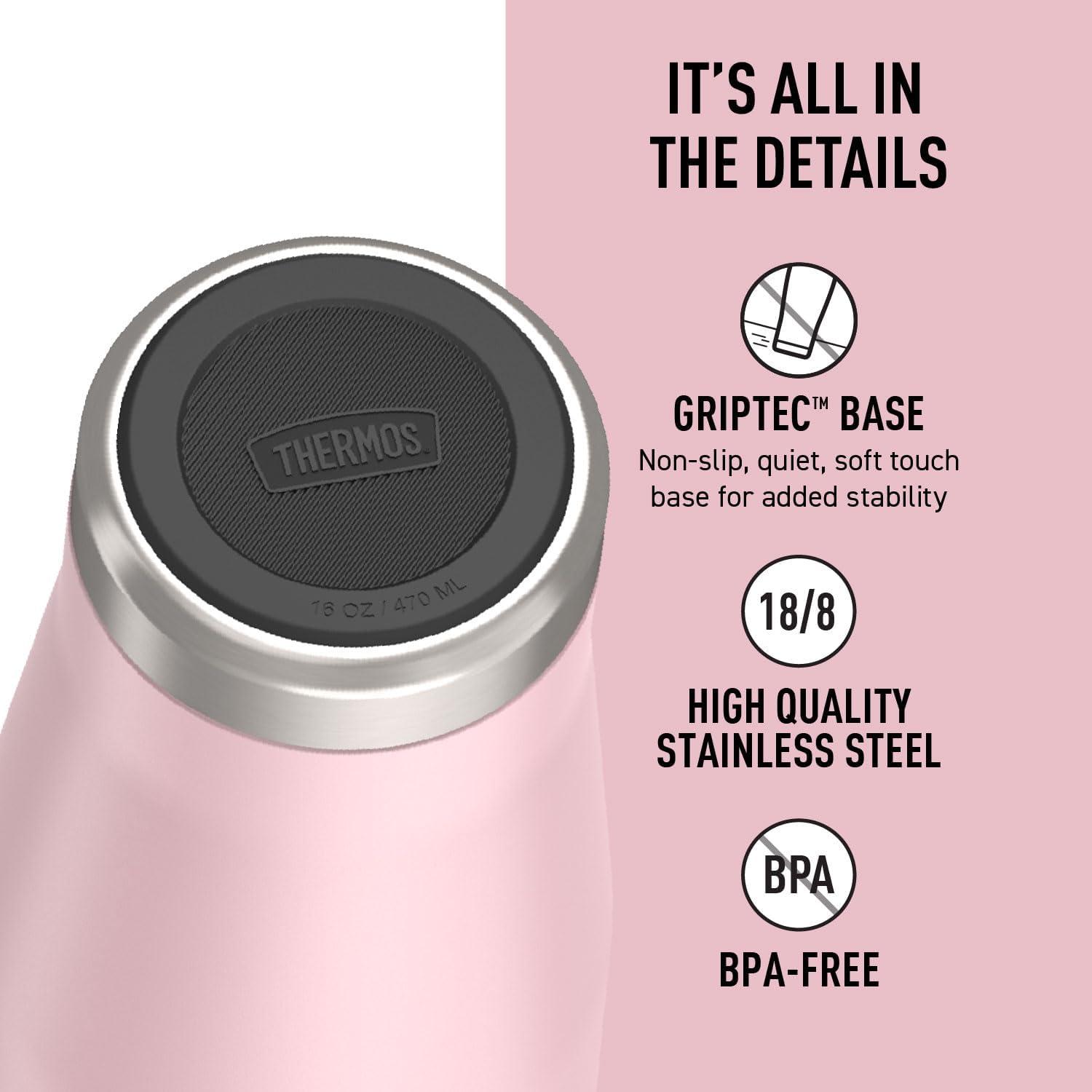 Thermos 16 oz. Icon Stainless Steel Travel Mug - Sunset Pink
