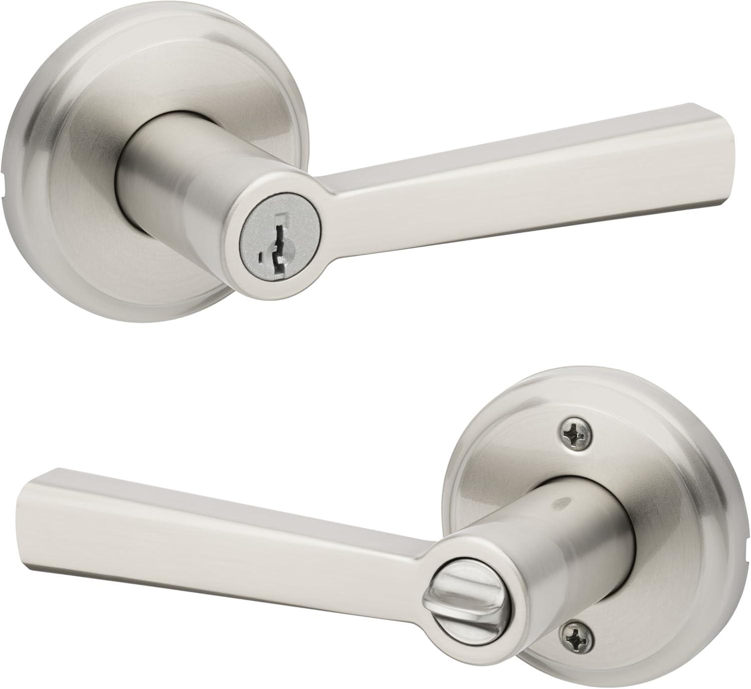 Kwikset 740TDL 15 SMT 6AL RCS Trafford Keyed (Entry) Door Lever (Set of 2)