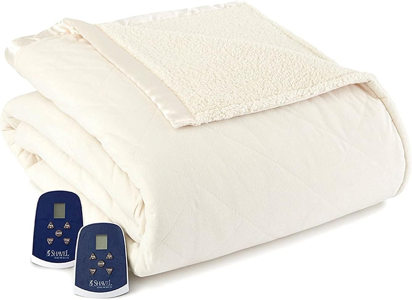 Micro Flannel® Reverse to Sherpa Electric Blanket