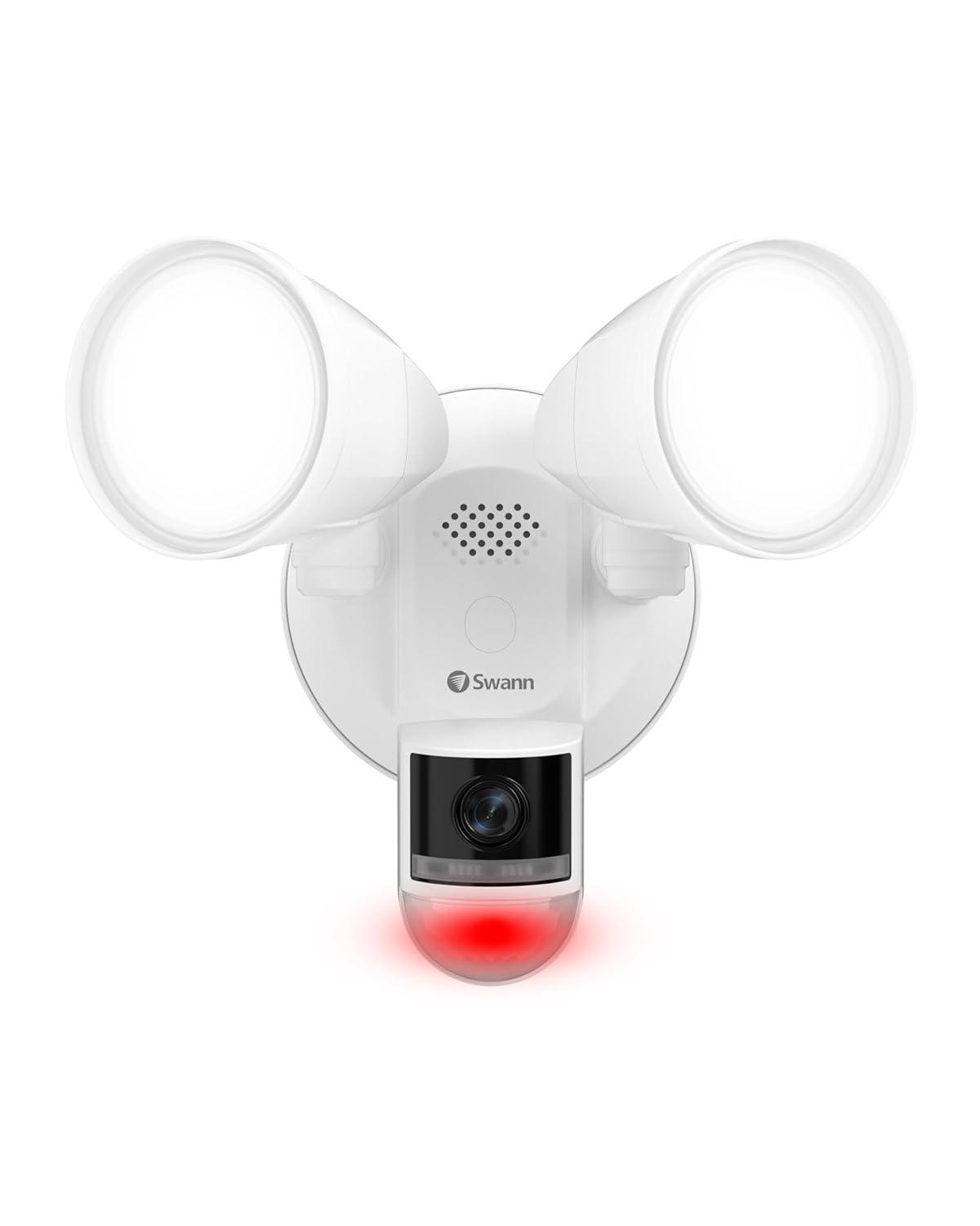 Swann 4K UHD Wired 2600 Lumen Outdoor WiFi Motion Security Floodlight Camera