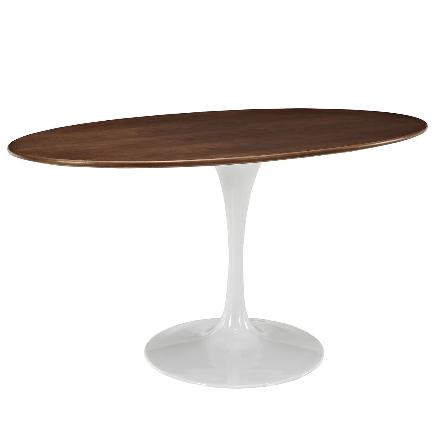 Modway Modway Silver Orchid Fein Oval Dining Table