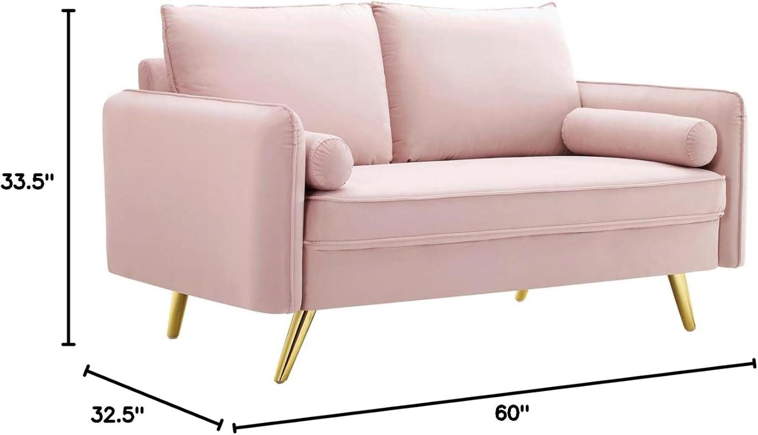 Revive Performance Velvet Loveseat