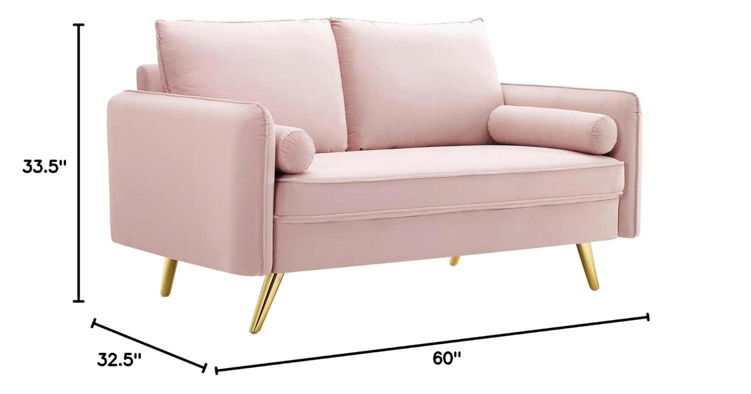 Modway Revive Performance Velvet Loveseat
