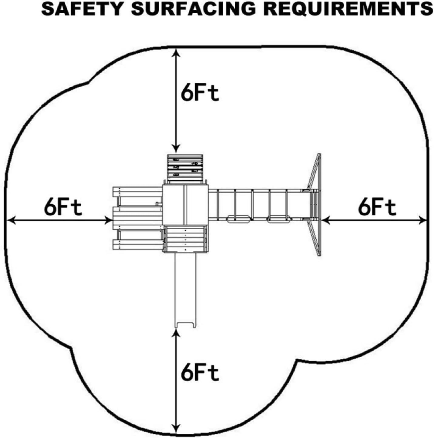 Dolphin Playground Wooden Swing Sets for Backyard, Family DIY Kit for Any Swings, Outdoor Playset for Kids with Trapeze Swing Bar and 2 Belt Swings, Heavy Duty Playground Accessories, Ages 3-10