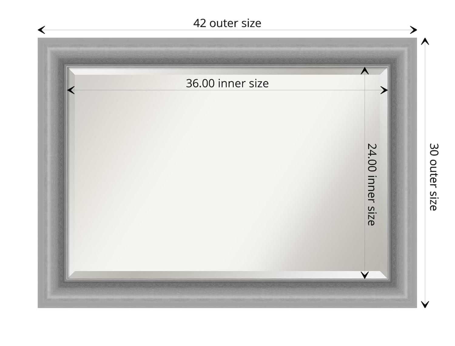 Laurel Foundry Modern Farmhouse® Crowell Flat Wall Mirror