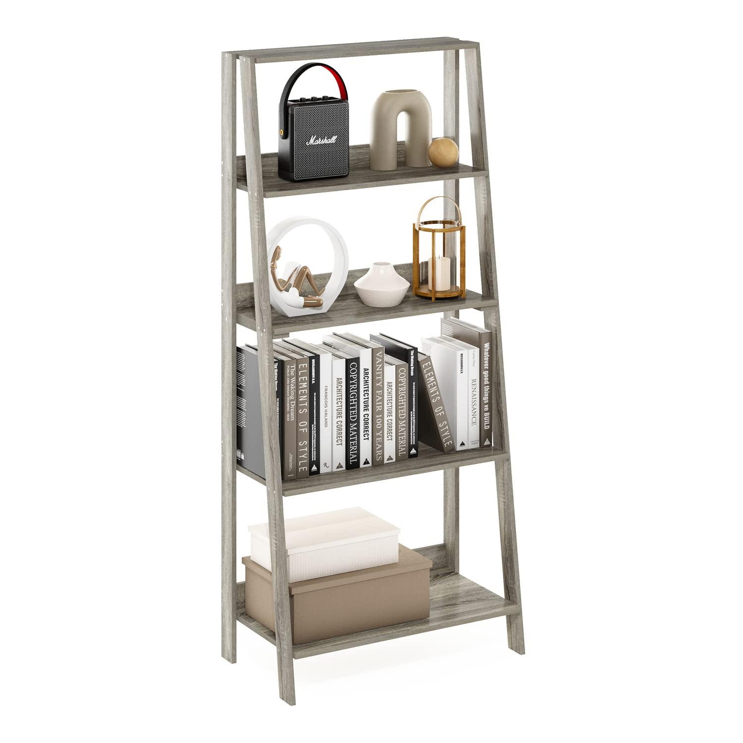 AKLOV 5-Tier Ladder Bookcase Display Shelf