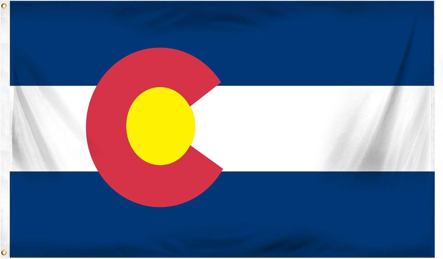 Colorado 3ft x 5ft Printed Polyester Flag with Brass Grommets