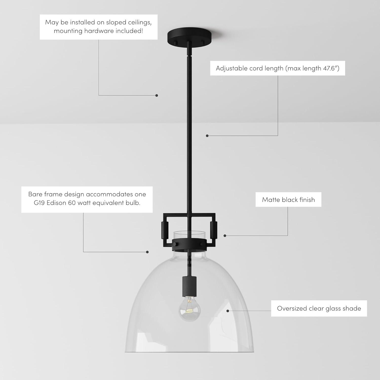 Arylide 1 - Light Single Geometric Pendant